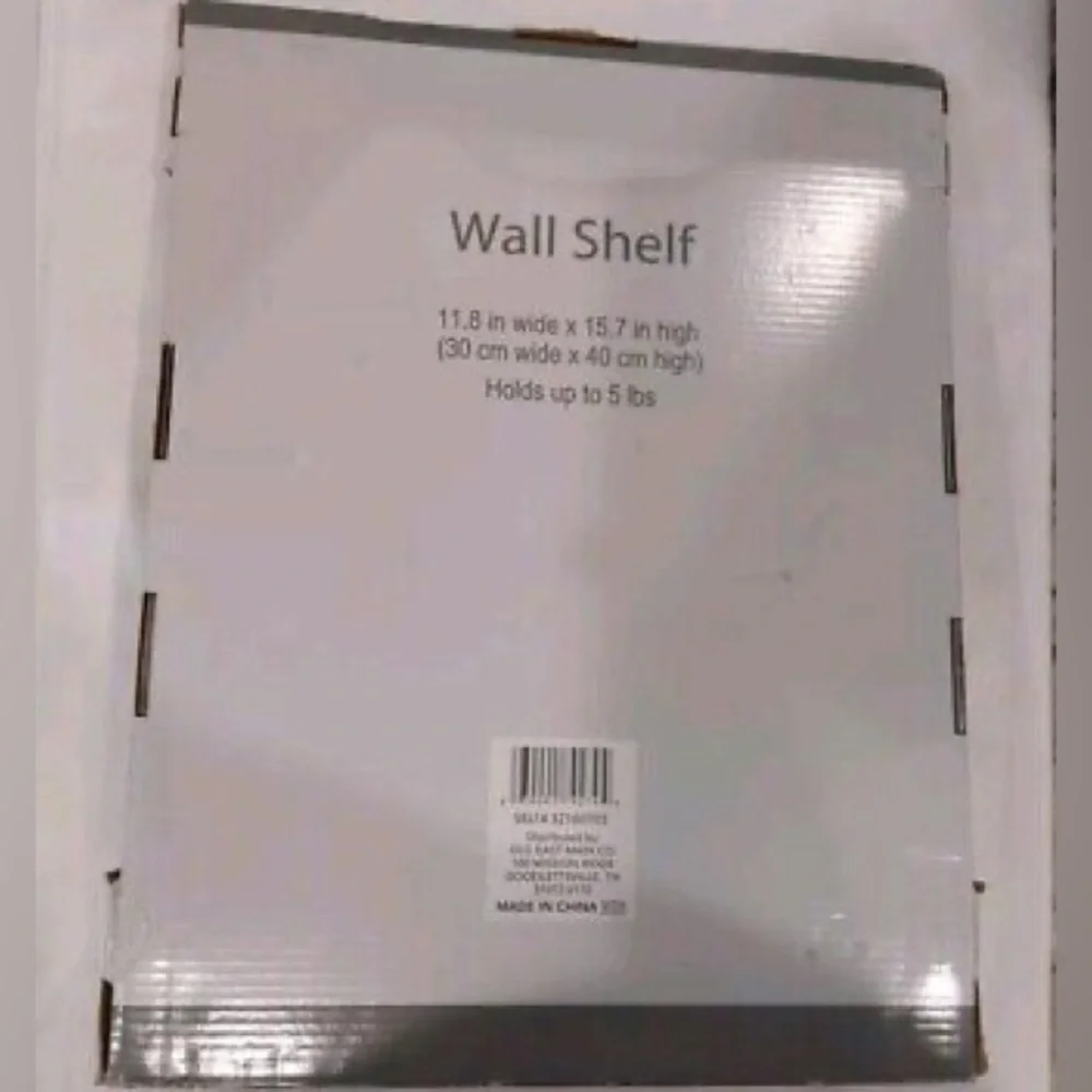 True Living Wooden Wall Shelf Chalkboard 11.8